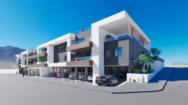 Apartament z 2 sypialniami w Benijófar