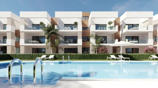 Apartament z 2 sypialniami w San Pedro del Pinatar