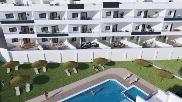 Apartament z 2 sypialniami w Orihuela Costa
