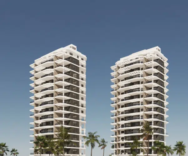 Apartament z 2 sypialniami w Calpe