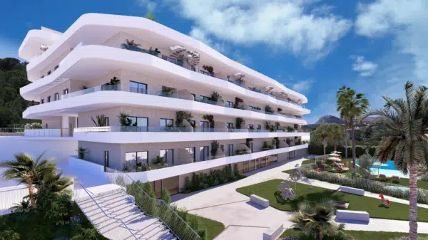 Apartament z 2 sypialniami w Benidorm