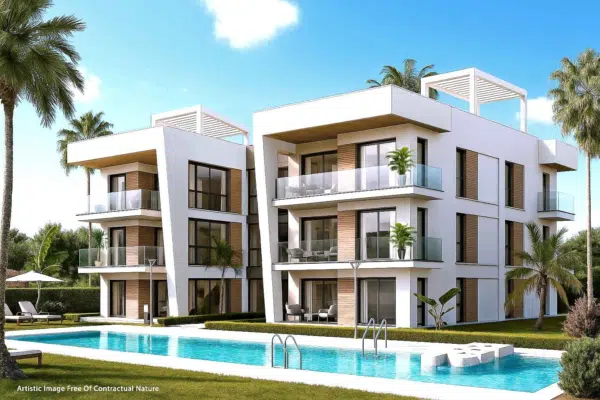 Apartament z 2 sypialniami w Los Alcazares
